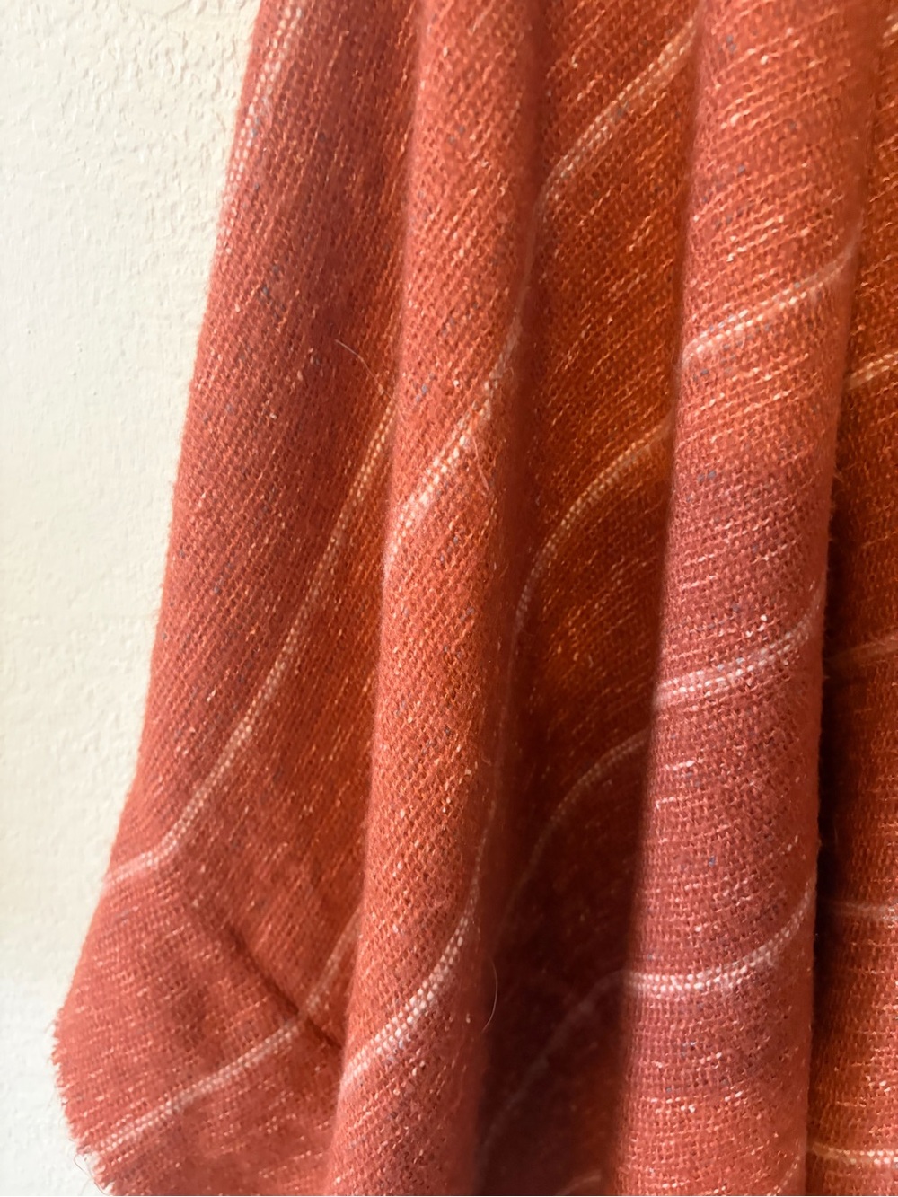 Universal Thread Rust Open-Front Fringe Poncho - Picture 8 of 16